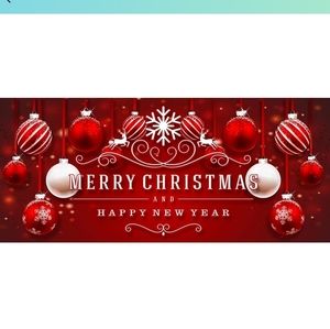 7'X16' Merry Christmas Garage Door Banner